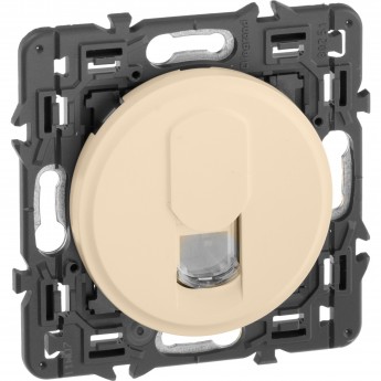 Розетка LEGRAND Celiane тел. RJ11 слоновая кость