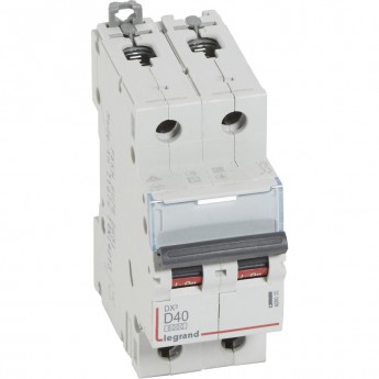 Автоматический выключатель LEGRAND DX3 2П D 40A 6000/10kA