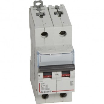 Автоматический выключатель LEGRAND DX3 6000 10kA 10A 2П тип С