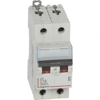 Автоматический выключатель LEGRAND DX3 6000 10kA 16A 2П тип С