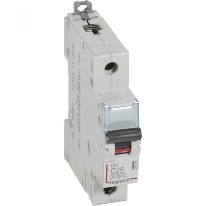 Автоматический выключатель LEGRAND DX3 6000 10kA 25A 1П тип С 407672