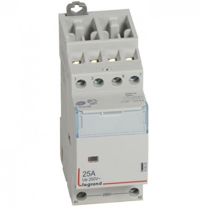 Контактор LEGRAND CX3 230В 2НО+2НЗ 25А/4п 412533