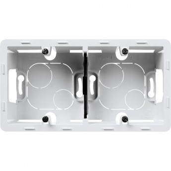 Коробка накладного монтажа LEGRAND INSPIRIA 2 поста белый Коробка накладного монтажа LEGRAND INSPIRIA 2 поста белый