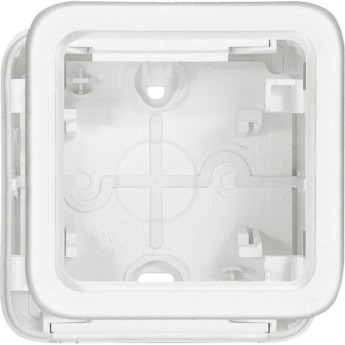 Коробка однопостовая LEGRAND цвет белый Коробка однопостовая LEGRAND цвет белый