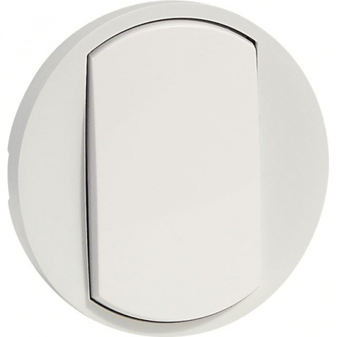 Лицевая панель LEGRAND Celiane для одноклавишных выключателей/переключателей, белая 68001