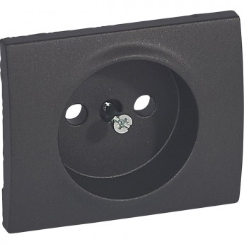 Лицевая панель розетки LEGRAND GALEA LIFE 2К темная бронза Лицевая панель розетки LEGRAND GALEA LIFE 2К темная бронза