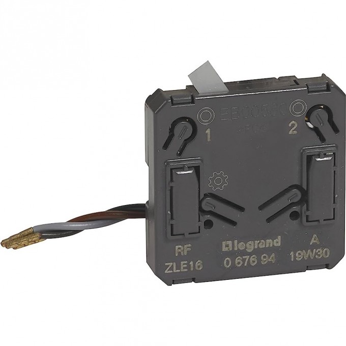 Модуль интерфейса 3-проводный LEGRAND NETATMO для подключения стандартных электромех. переключателей, черный 67694