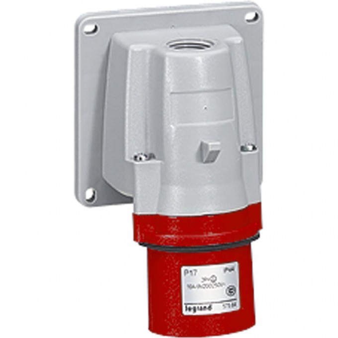 Накладная вилка LEGRAND P17 Tempra Pro IP 44 380/415 В 32 A 3К+З 058288