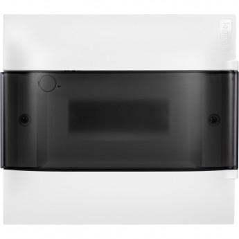 Пластиковый щиток LEGRAND PRACTIBOX S навесной 1X8 дымчатая дверь Пластиковый щиток LEGRAND PRACTIBOX S навесной 1X8 дымчатая дверь