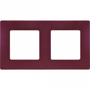 Рамка LEGRAND Etika 2 поста сливовый
