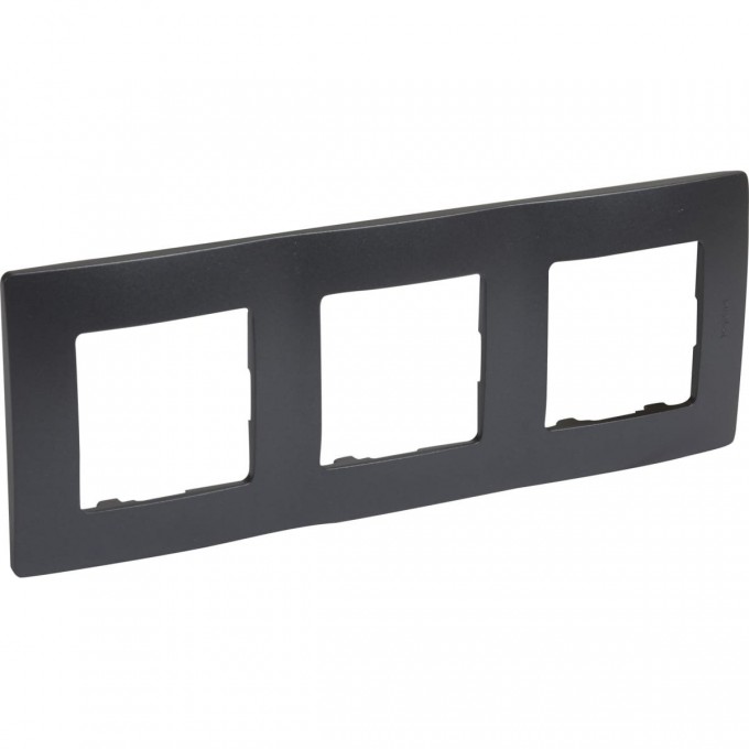 Рамка LEGRAND Etika 3 поста антрацит 672583