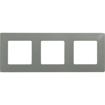 Рамка LEGRAND Etika 3 поста светлая галька Рамка LEGRAND Etika 3 поста светлая галька