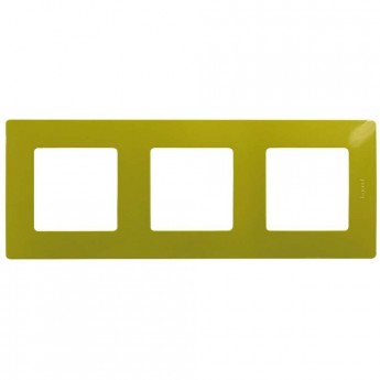 Рамка LEGRAND Etika 3 поста зелёный папоротник Рамка LEGRAND Etika 3 поста зелёный папоротник