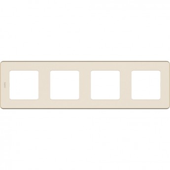 Рамка LEGRAND INSPIRIA 4 поста слоновая кость