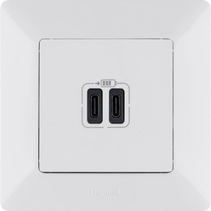 Розетка LEGRAND Valena Life USB белая 753107