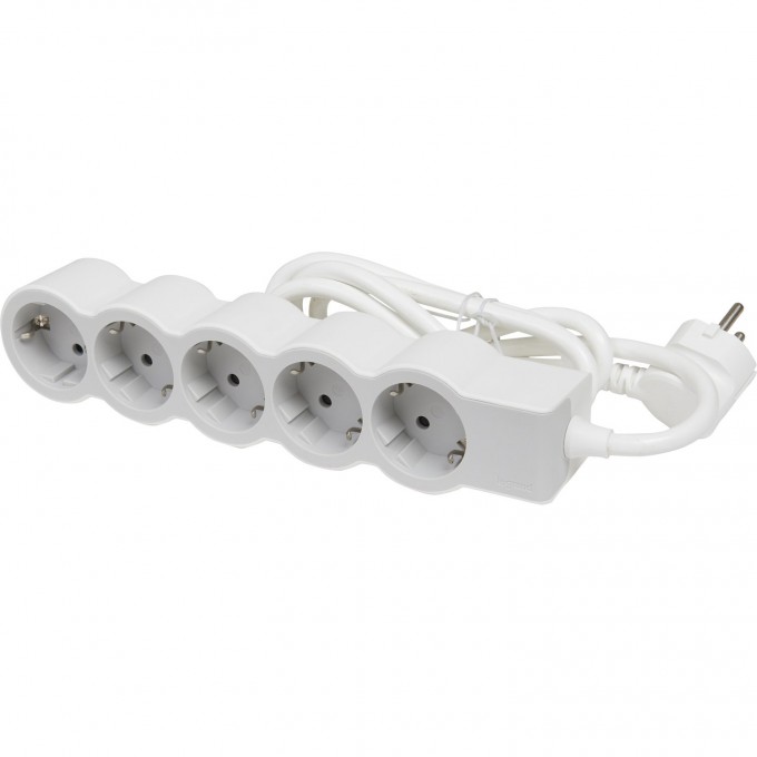 Удлинитель LEGRAND Стандарт 5x2К+З 5м. б-сер 694571