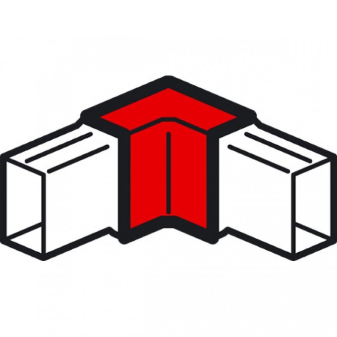 Внутренний угол LEGRAND для мини-каналов Metra 40x40 белый 638181