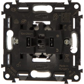 Выключатель LEGRAND Valena IN'MATIC одноклавишный 10АХ 250В