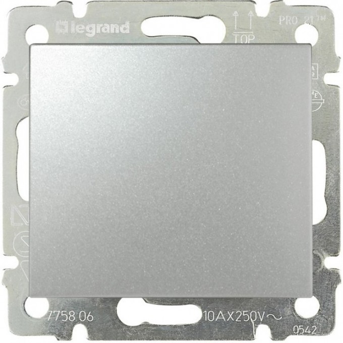 Заглушка LEGRAND Valena алюминий 770146