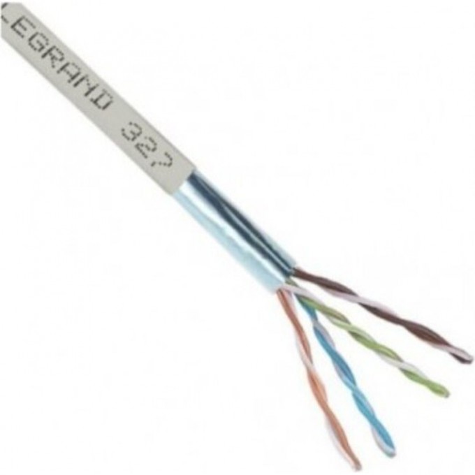 Кабель для локальных сетей LEGRAND категория 5e U/UTP 4 пары LSZH для групповой прокладки 305 м 032864