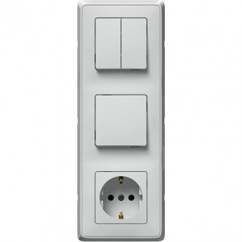 Моноблок 3-постовой LEGRAND Cariva, белый