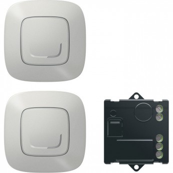 Пакет для управления освещением LEGRAND Valena Allure with NETATMO c 2х мест, алюминий