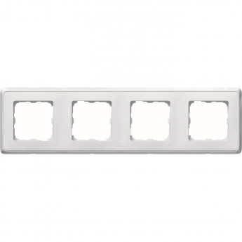 Рамка LEGRAND Cariva 5 постов горизонтальный/вертикальный монтаж белый