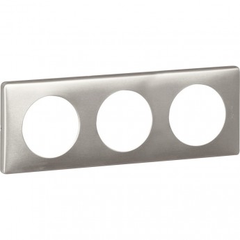 Рамка LEGRAND Celiane металлик 3 поста титан