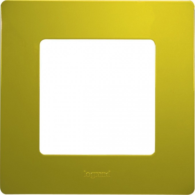 Рамка LEGRAND Etika 1 пост зелёный папоротник 672541