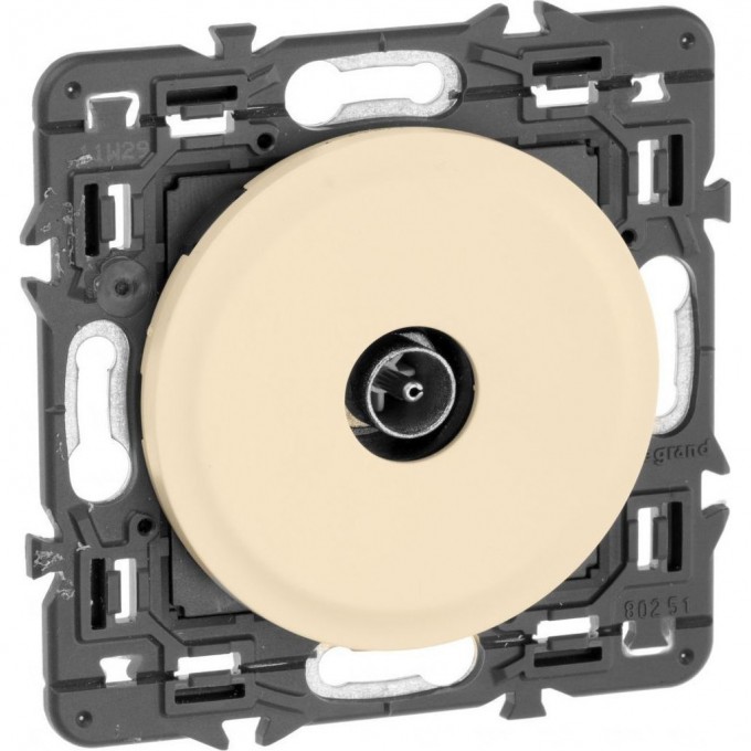 Розетка LEGRAND Celiane TV простая прох слоновая кость SET-1-067387-01