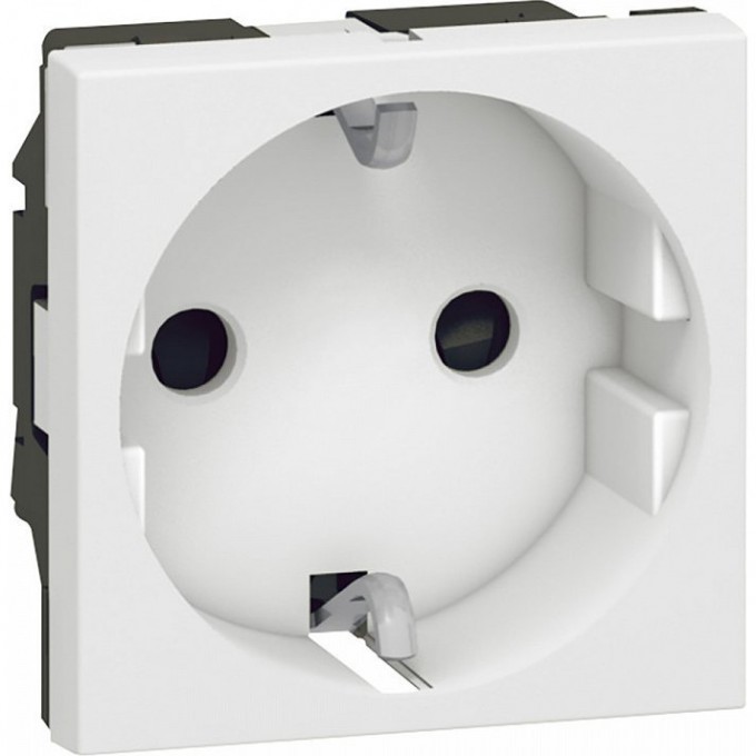 Розетка LEGRAND Mosaic 2К+3 винтовые клеммы, 2 модуля, белый 77210