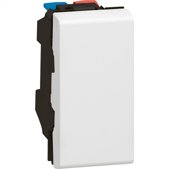 Выключатель LEGRAND Mosaic 10А 1 модуль, белый 77000